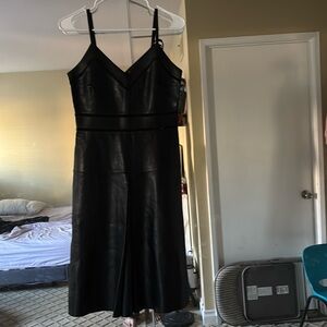 Auth gucci leather dress